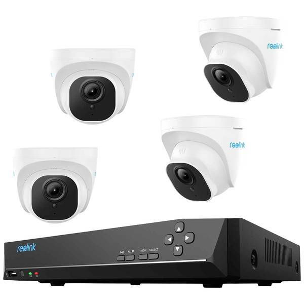 Reolink rl5kd4  NVS8-5KD4-A  LAN IP-Kit videocamere sorveglianza 8 canali con 4