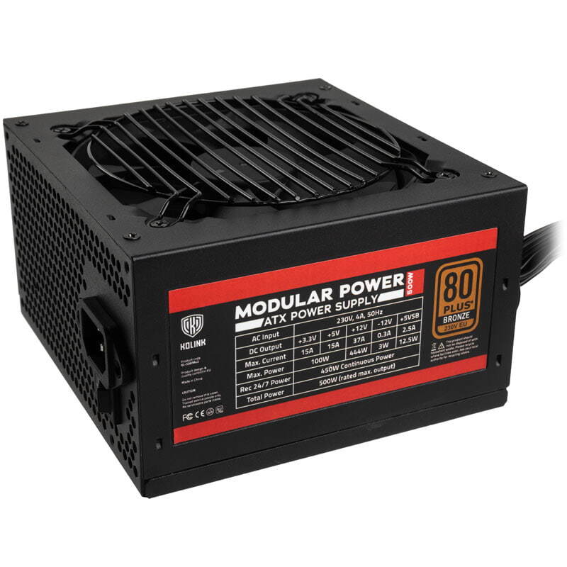 Pro Gamersware KL-500MV2 450 W 220 240 V 500 W 50 60 Hz 4 A Attivo KL-500MV2
