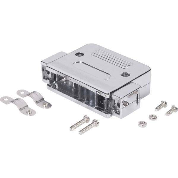 Bkl electronic 10120079 guscio sub-d poli 37 plastica metallizzata 180 argento