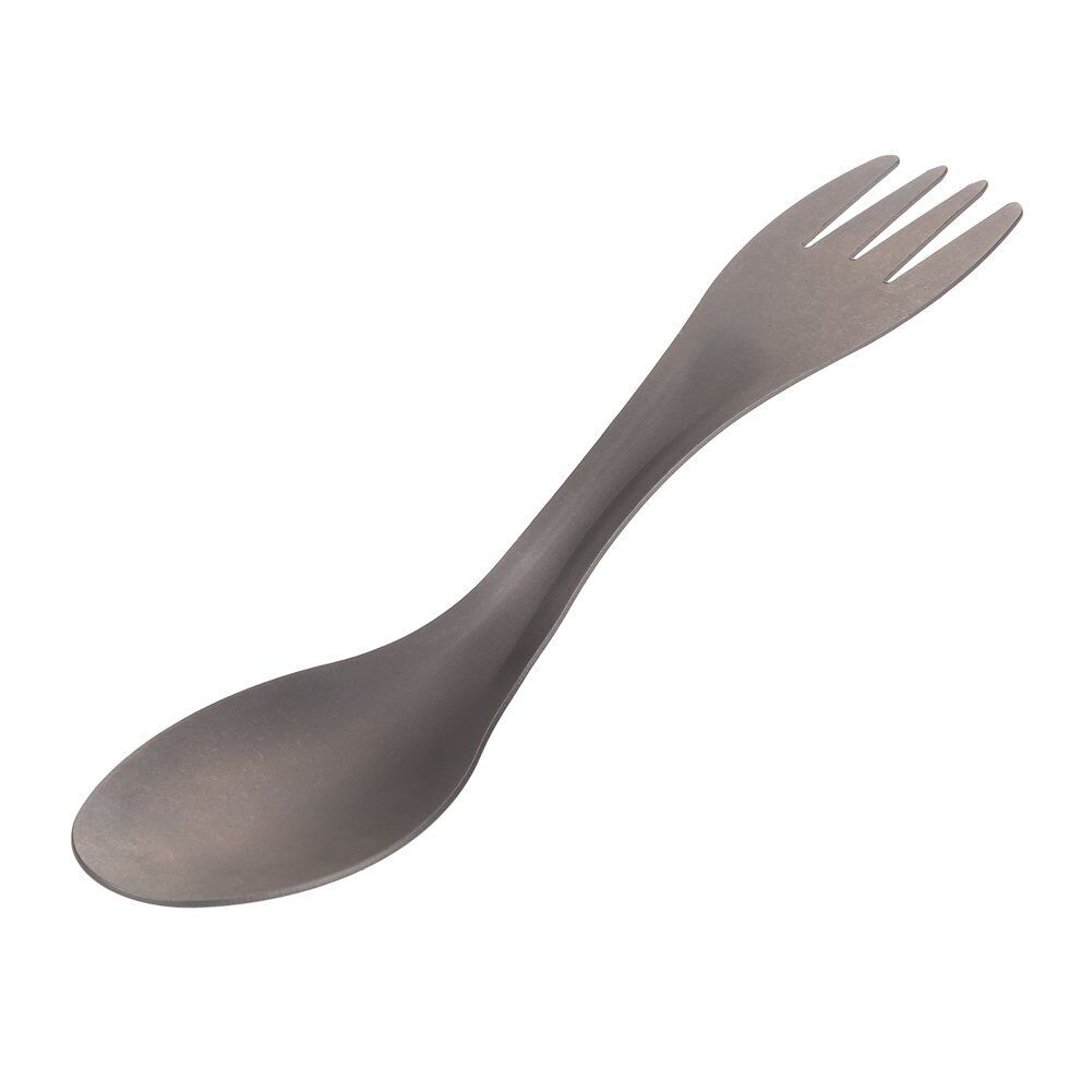 Spork, 2 in 1 in lega di titanio Spork Spoon Fork Combo Utensili da (v8K)