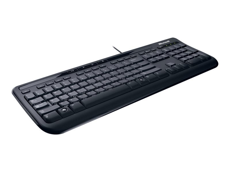 Microsoft 600 Full-size (100%) Cablato USB QWERTZ Nero Mouse incluso 3J2-00013