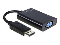 Delock 65439 VGA (D-Sub) DisplayPort Maschio Femmina Nero Adattatore 65439