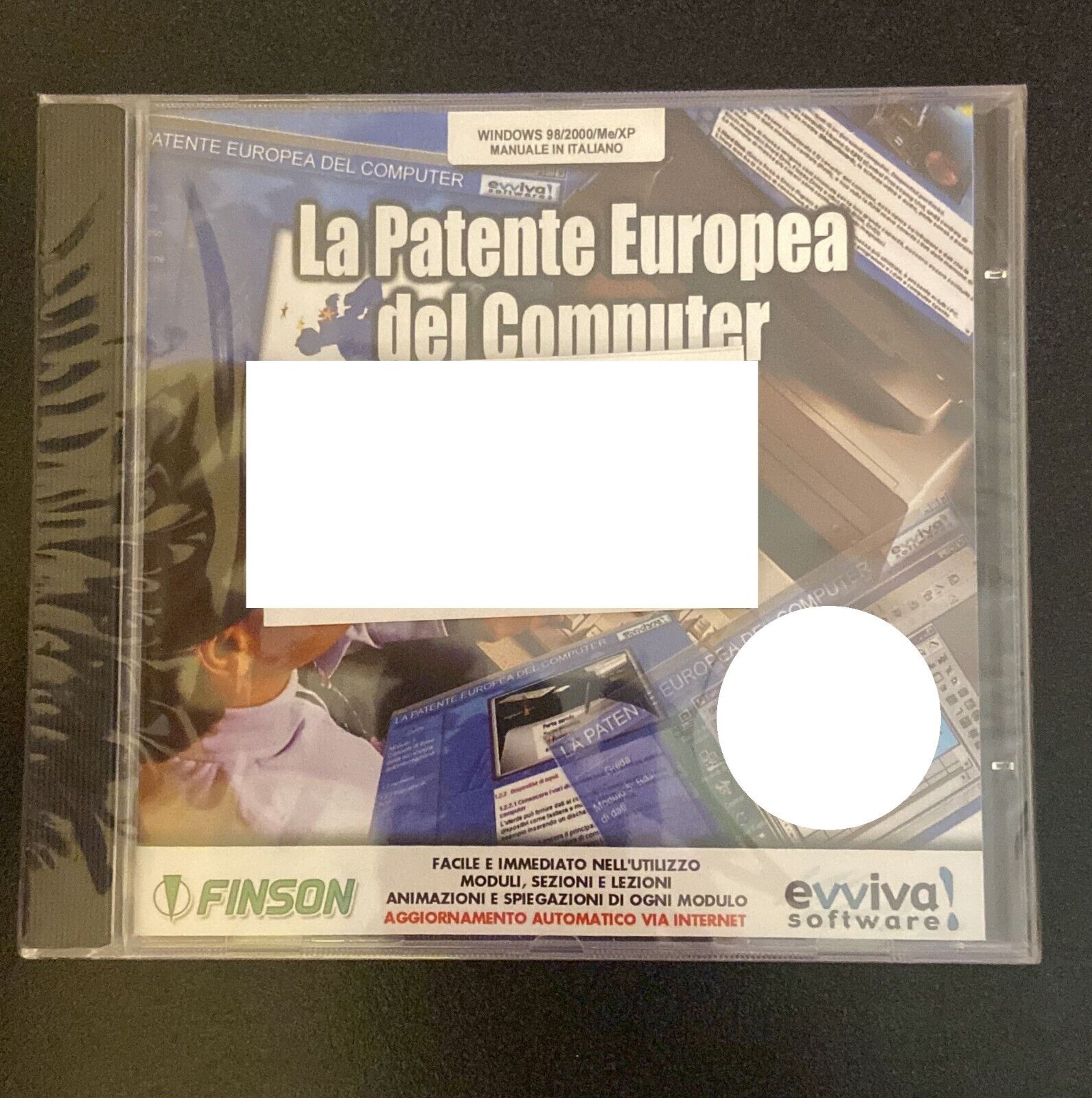 SOFTWARE FINSON "LA PATENTE EUROPEA DEL COMPUTER" CD6119 (A/N CD6119) nuovo