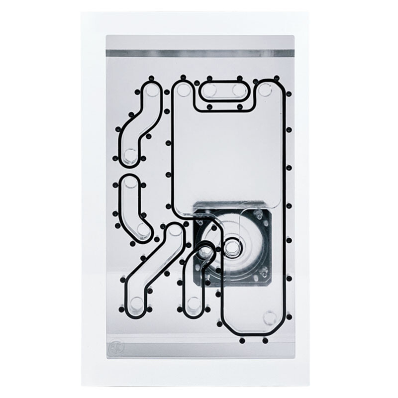 STEALKEY CUSTOMS Front Plate für Lian Li O11D Mini MK2 bianco Altri SW10011.1