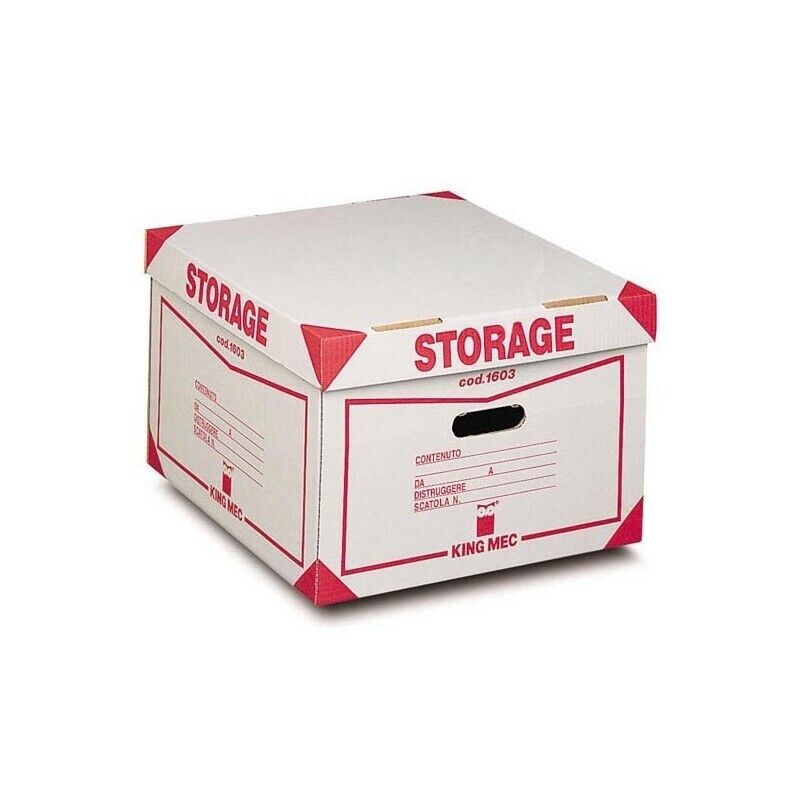 Contenitore Storage con coperchio KING MEC 41x27x43 cm 00160300 (conf. 12 Pz)