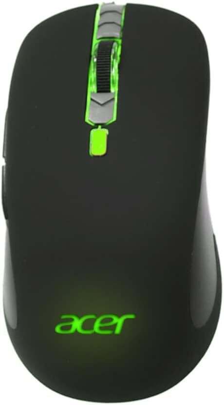 Acer Mouse da Gaming USB 6400 DPI 6 Pulsanti LED Nero TWIST-GM1100