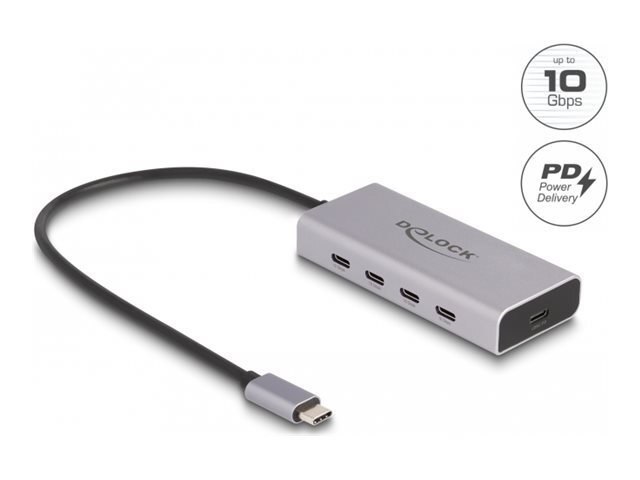 Delock USB 10Gbps Type-C Hub 30cm Anschlusskab Other USB device 64235