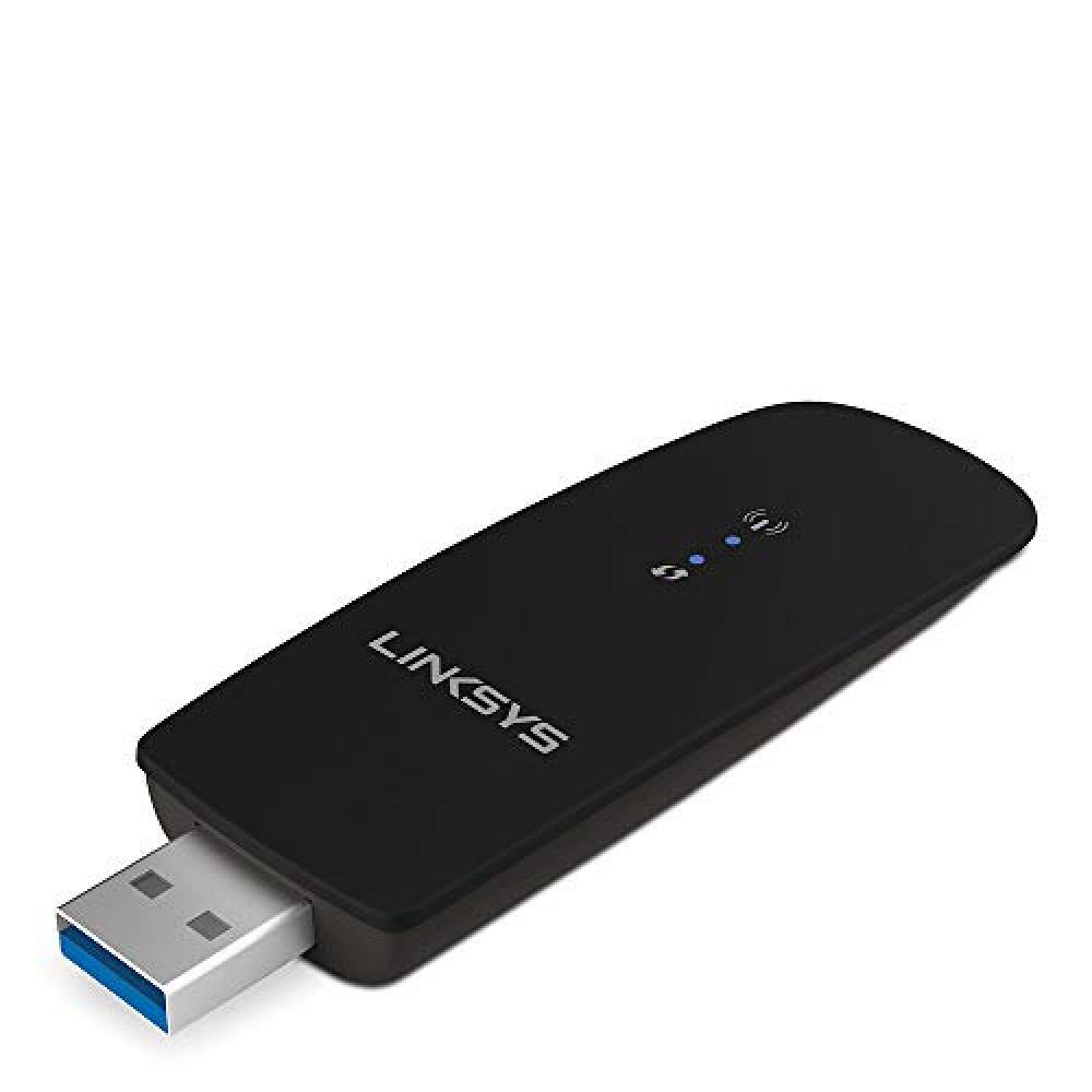 Linksys WUSB6300-EJ Wireless-AC Adattatore USB DualBand, Nero - NUOVO