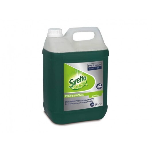 Detergente per stoviglie Svelto Più Limone Professionale - verde - tanica 5 litr