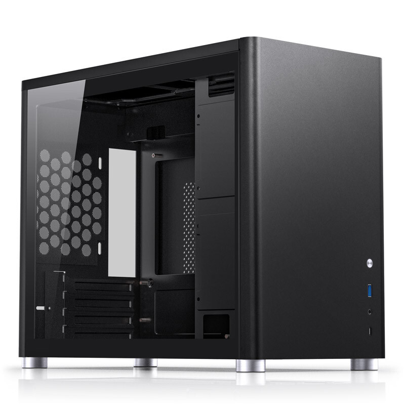 Jonsbo D30 Micro-ATX Gehäuse Tempered Glass nero Alloggiamento Midi / D30 BLACK