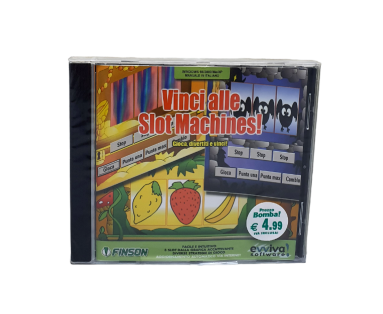 Vinci alle slot Machines CD Vintage Finson Blisterato