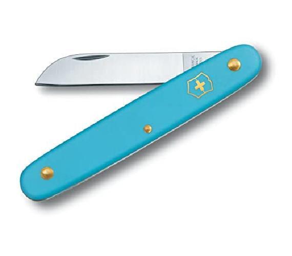 Victorinox, coltellino da fiori con lama dritta in acciaio inox, universale, con