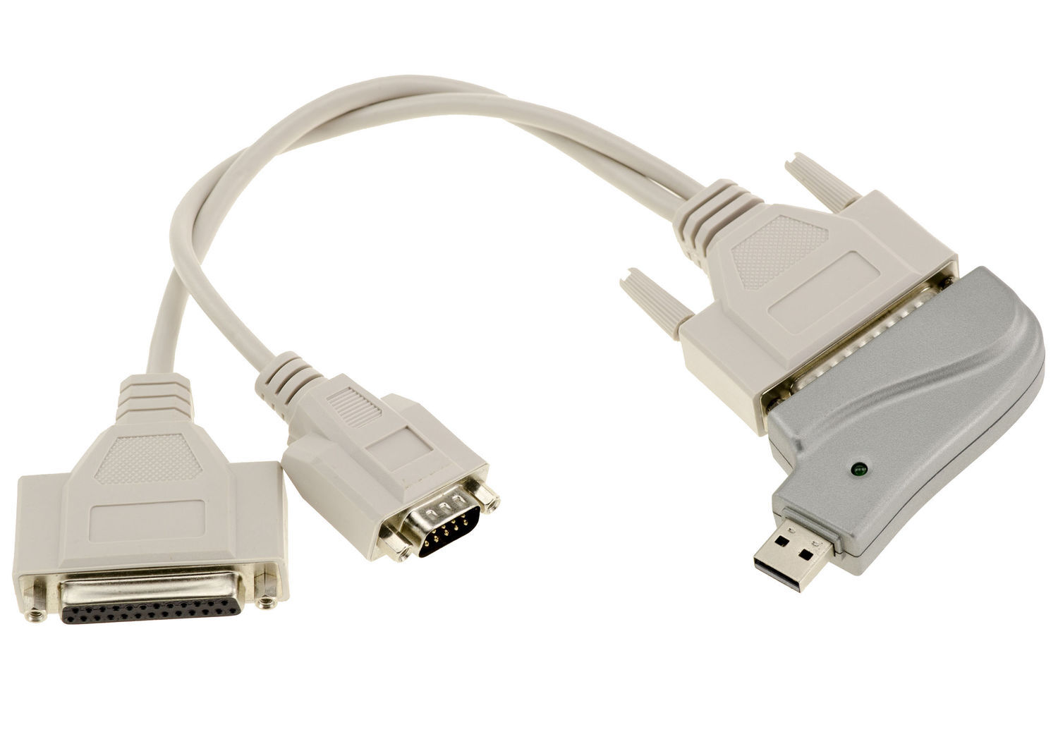 Dongle USB Convertitore Serie RS232 E Parallela Lpt A USB PL2303GC