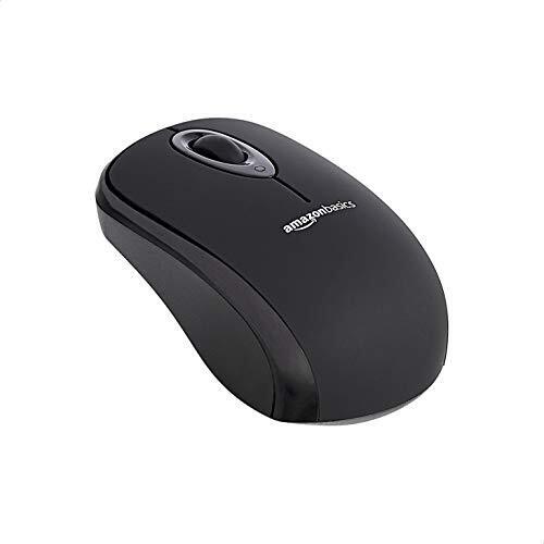 Amazon Basics   Mouse senza fili per computer, con microricevitore, nero