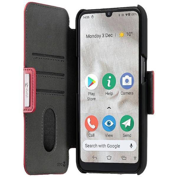 doro 380264  Wallet Case Custodia Doro 8100 Rosso