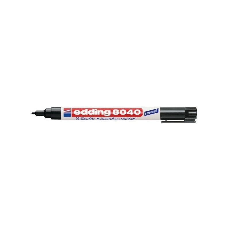 Marcatore EDDING 8040 1.0 mm NERO Permanente per Tessuti