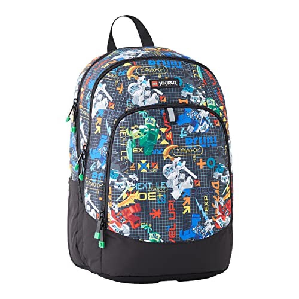 (TG. 28L) LEGO® NINJAGO® PRME EMPIRE Zaino Scuola Round, 28L, Allacciatura Tor