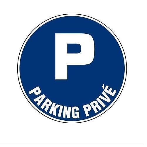 Disco Pannello Segnalazione Parcheggio Privee PVC Rigido