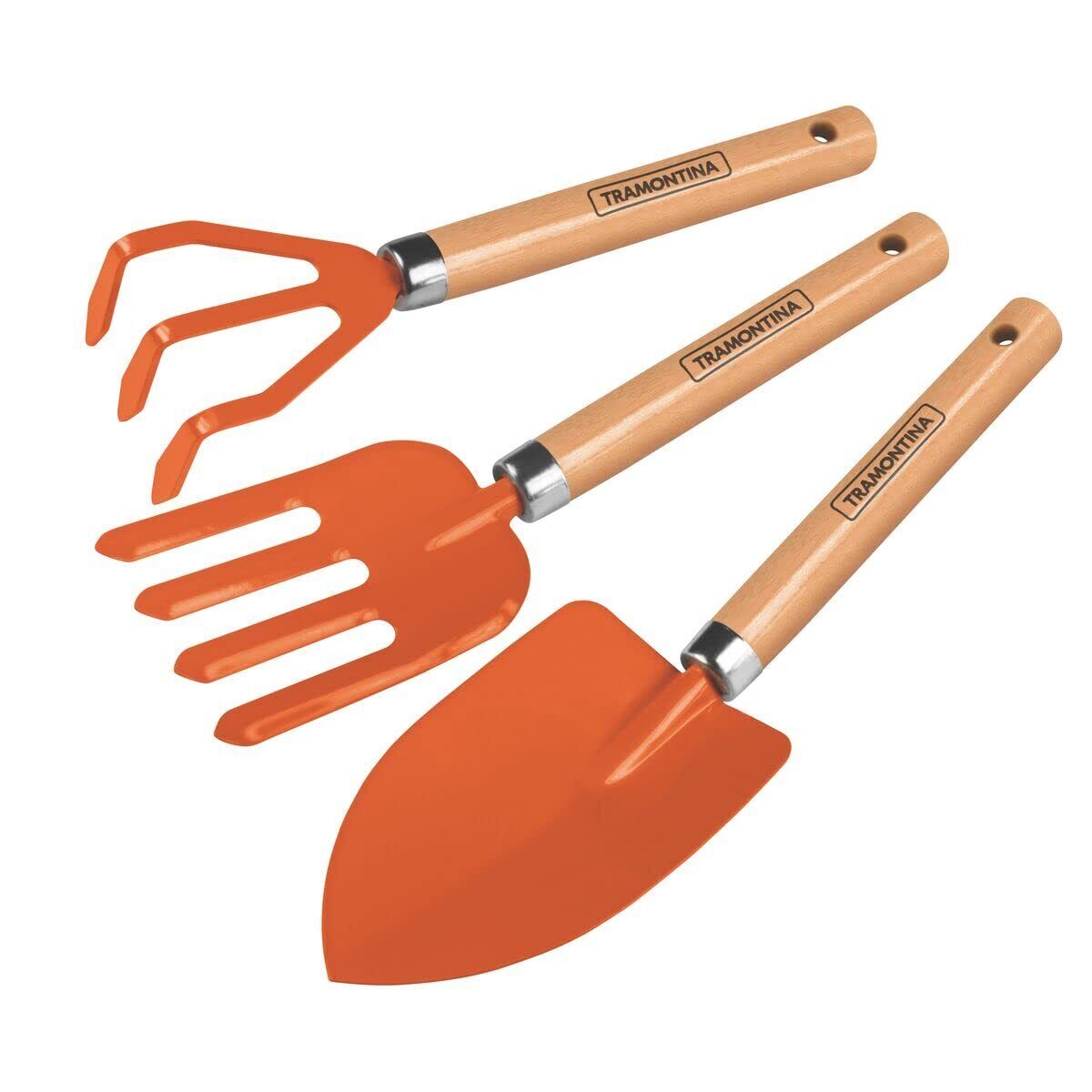 Tramontina - Set di Attrezzi da Giardino in plastica, 3 Pezzi, Colore: (x3f)