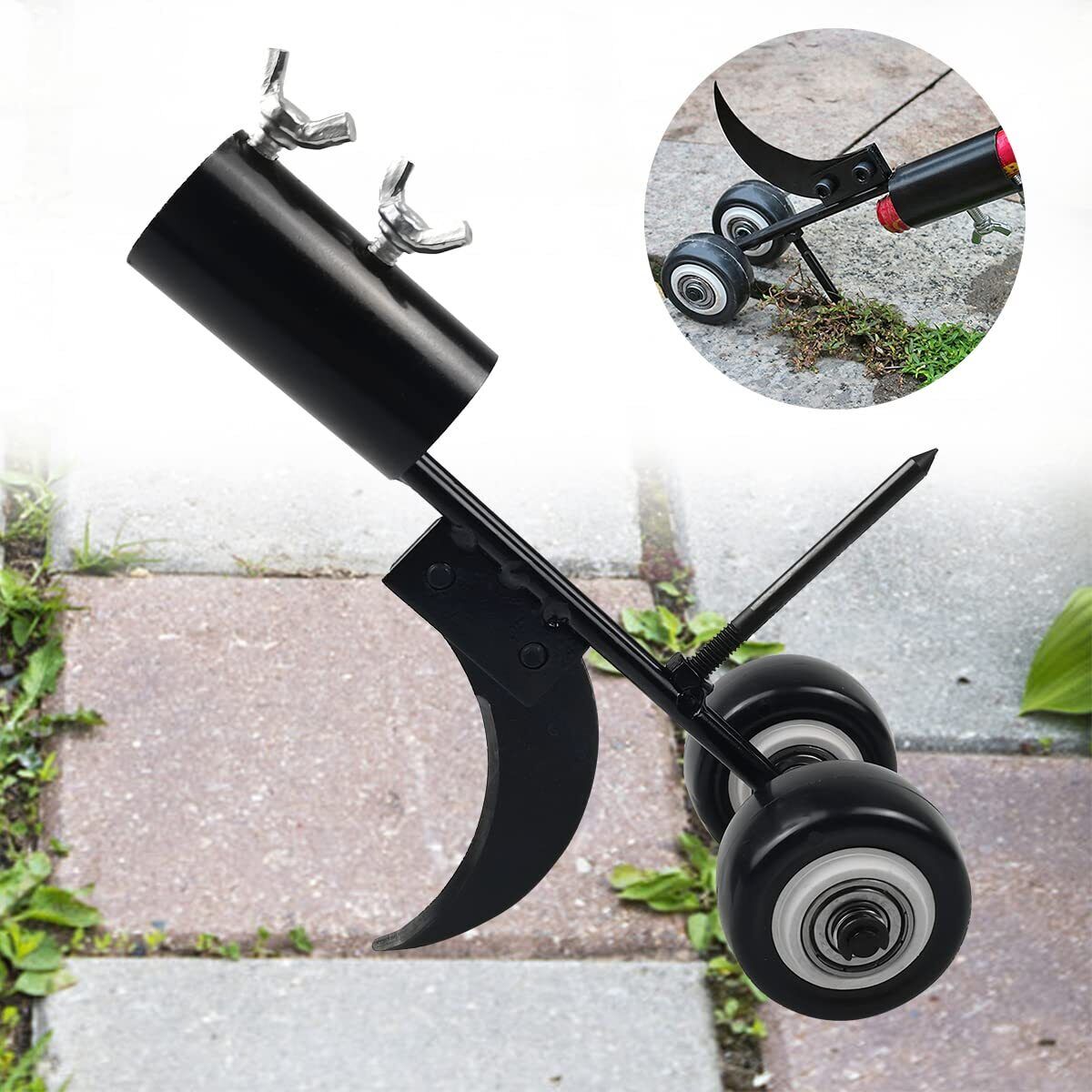 Miyobing Diserbatrici Manuali con Ruote Attrezzi Giardino, Estirpatore (c1f)