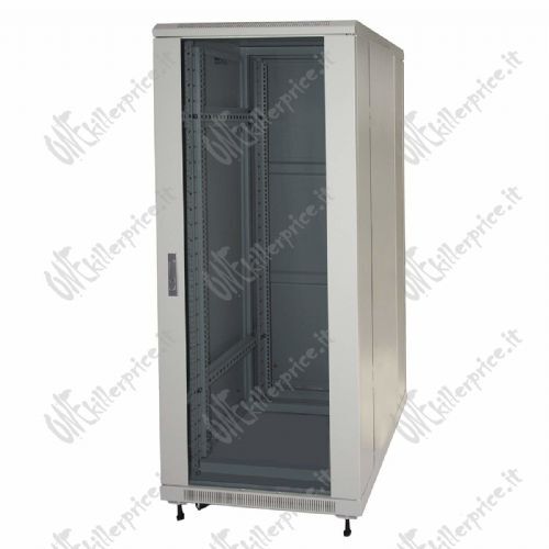 LK1922U66GR  ARMADIO RACK PER RETI 19" 22U (A)1166, (L)600, (P)600 COLORE GRIGIO