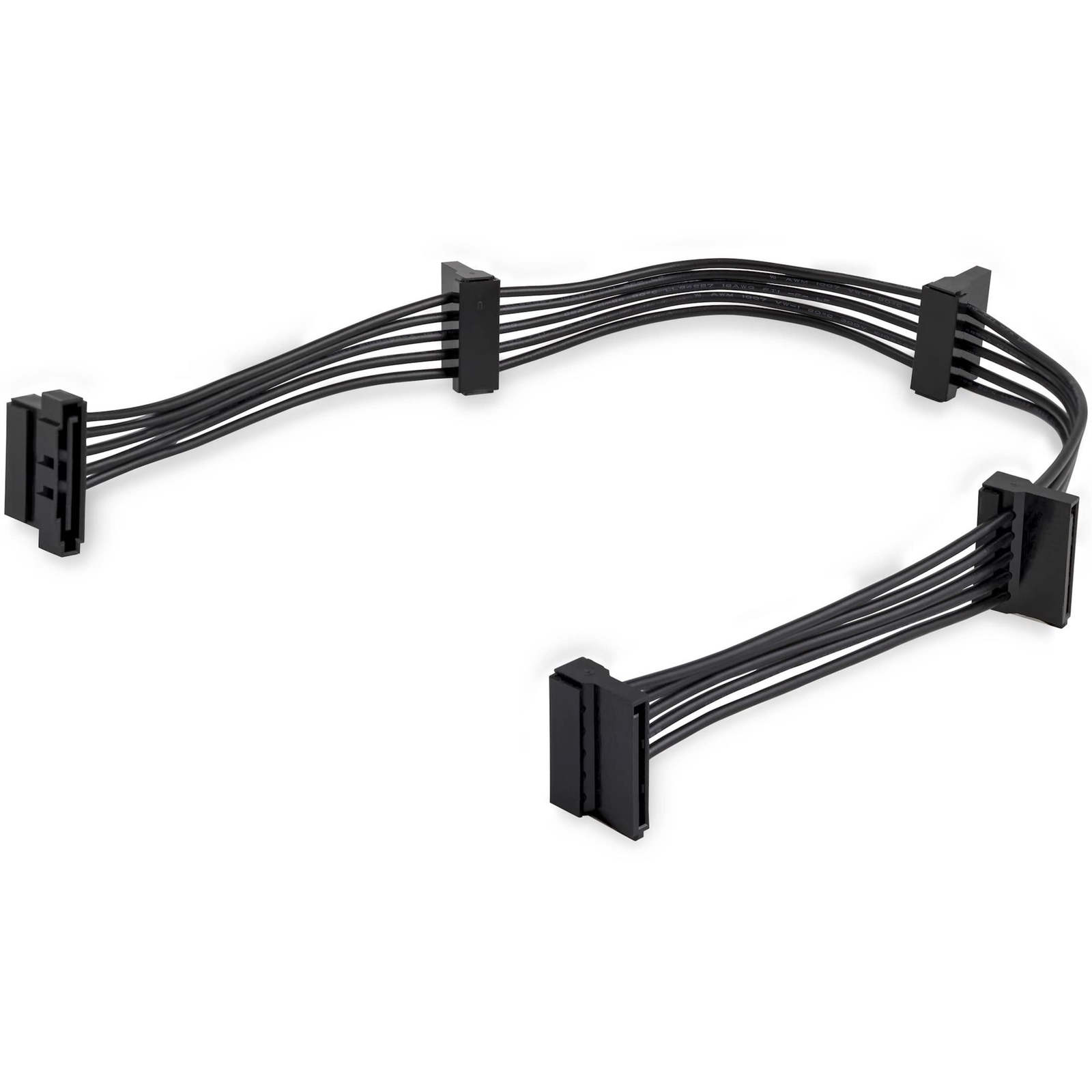 StarTech.com 15.7 in (400 mm) SATA Power Splitter Adapter Cable - M/F - 4x Seria