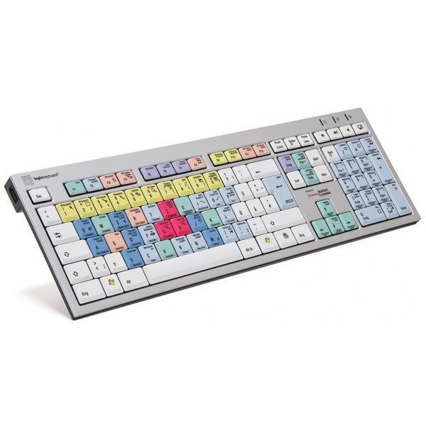 Logickeyboard LKB-CBASE-AJPU-DE tastiera USB QWERTZ Tedesco Multicolore