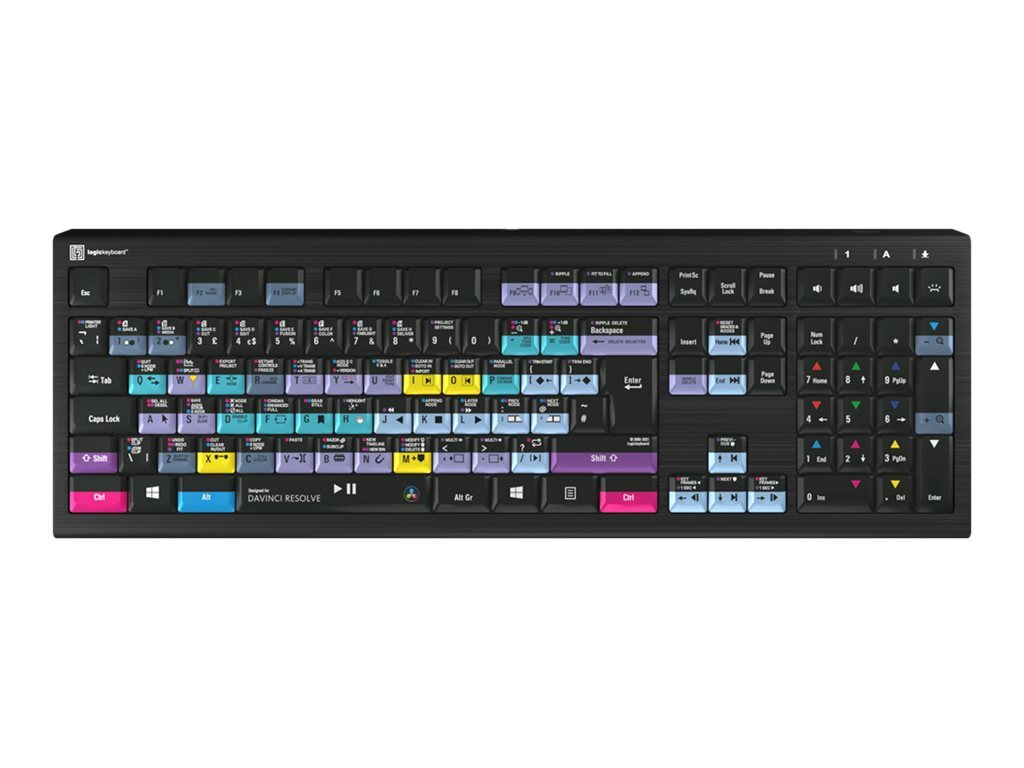 Logickeyboard ASTRA 2 Full-size (100%) USB Tasto con LKB-RESB-A2PC-UK