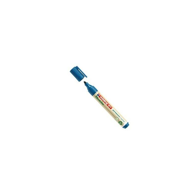 Marcatore Permanente 21 Ecoline Punta Conica BLU EDDING (10 Pz)