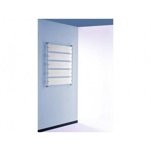 Targa a parete 60x15 cm TECNOSTYL in alluminio silver/trasparente TP002BS