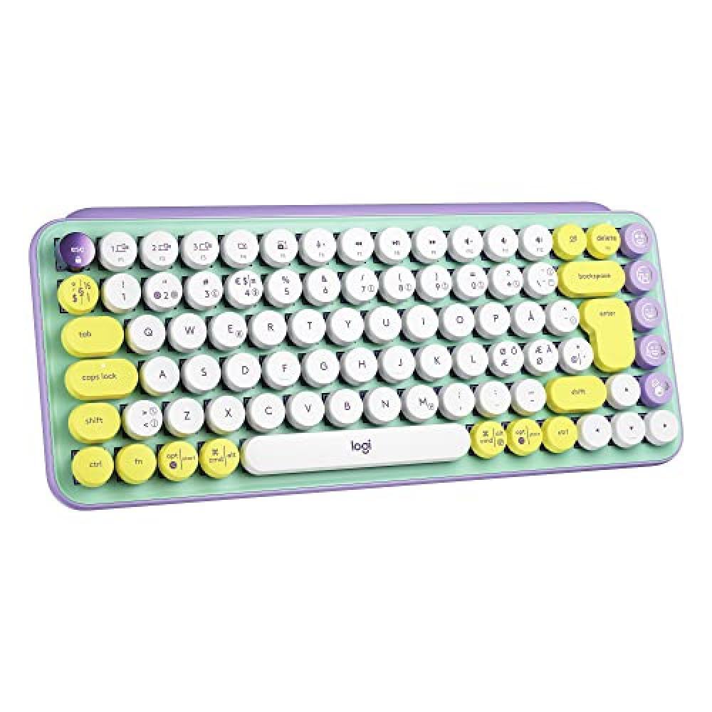 Logitech POP Keys Wireless Mechanical Keyboard With Emoji Keys teclado RF Wirele