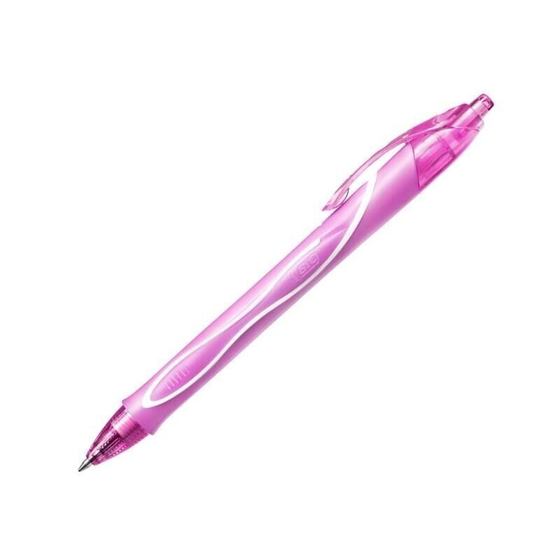 BIC Gel -City Boligrafo retrattile a secco rapido - Punt medio da 0,7 mm