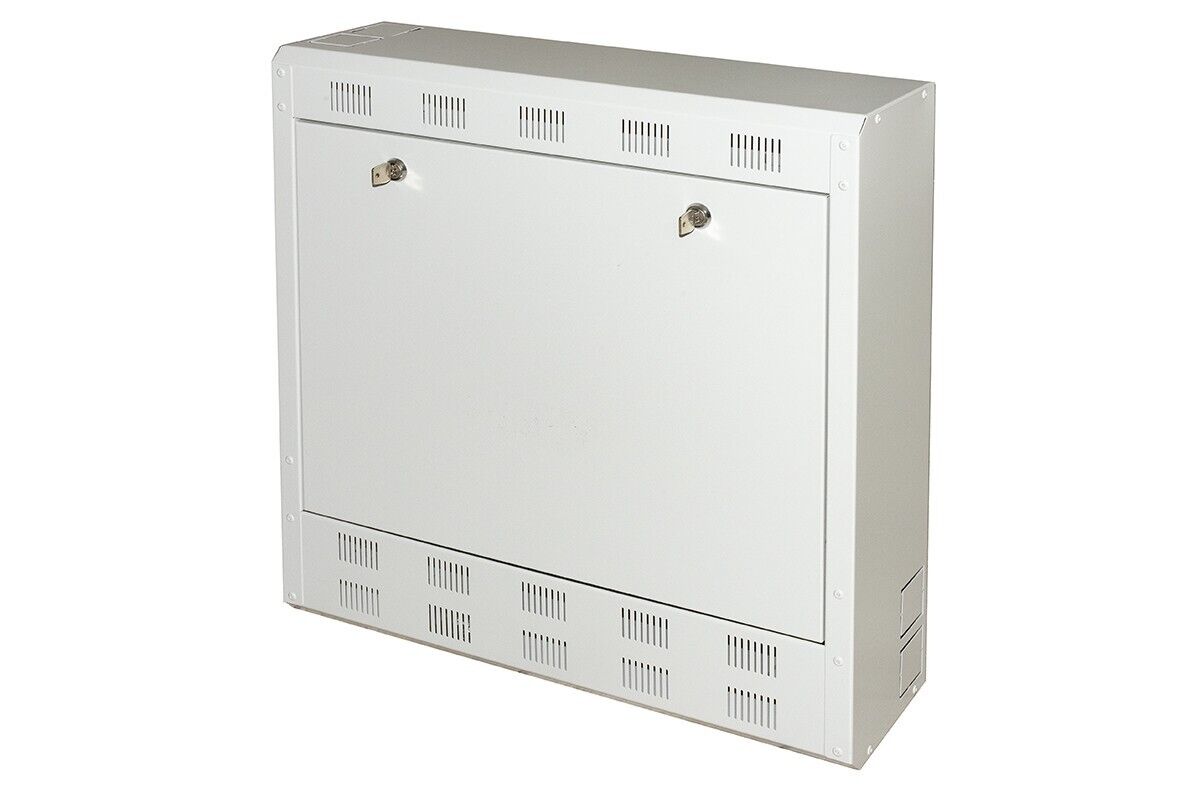 BOX A MURO DVR/NVR 2 SERRATURE CON RIPIANO APRIBILE MM 580(L) X 600(A) X 160(P)