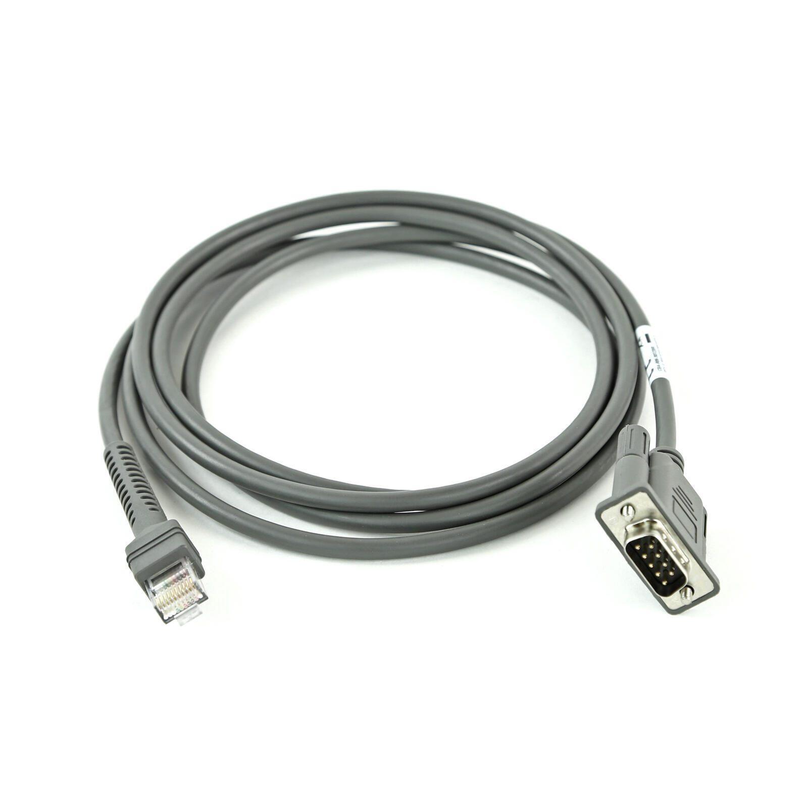 Zebra CBA-R08-S07ZBR cavo seriale Grigio 2,1336 m RS232 DB9 (CABLE RS232 7FT [2M
