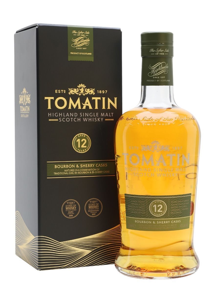 Tomatin Distillery - Single Malt Scotch Whisky Bourbon & Sherry Casks 12 y 0,70
