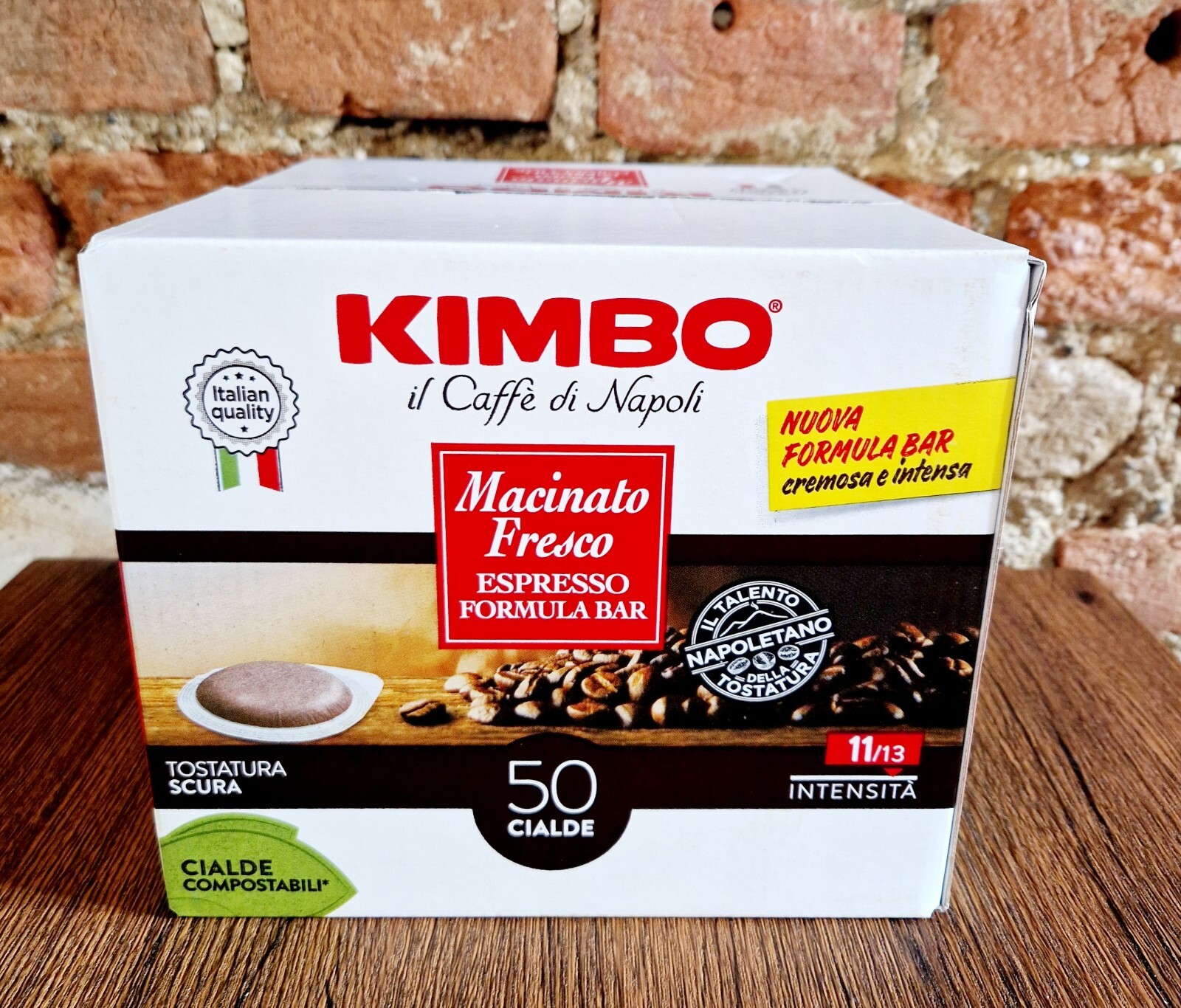 Caffe kimbo macinato fresco confezione 50 Cialde filtro carta ese 44m Cialda