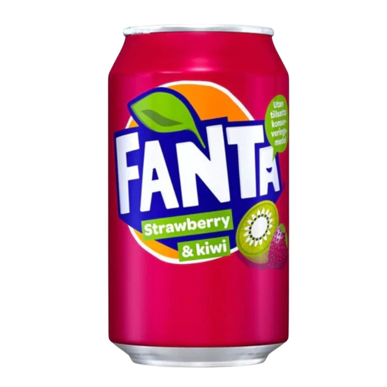 Fanta Strawberry Kiwi Gusto Fragola e Kiwi Confezione da 24 Lattine da 330 ml