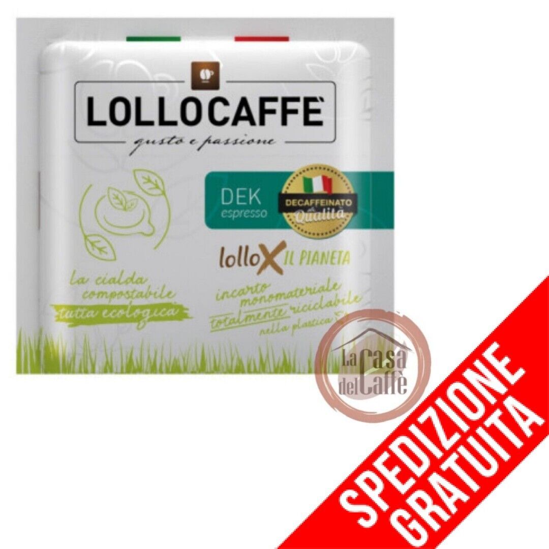 150 Cialde Caffè Lollo Miscela Decaffeinata