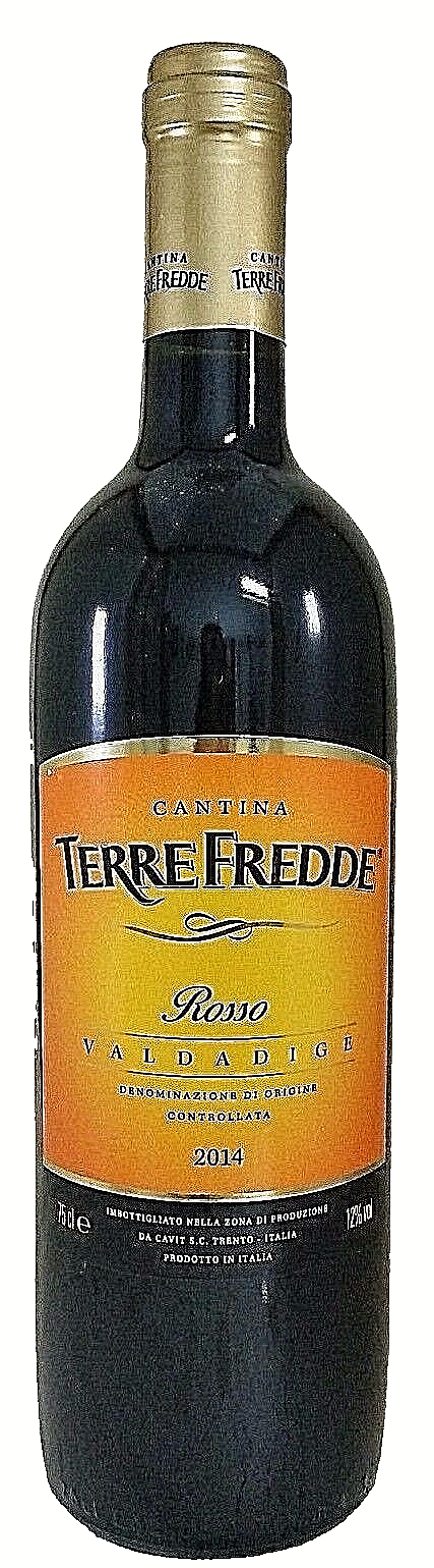 2 TERRE FREDDE Cantine CAVIT Valdadige DOC 2014 R.so TRENTO cl.75 Bot. 4% SCONTO
