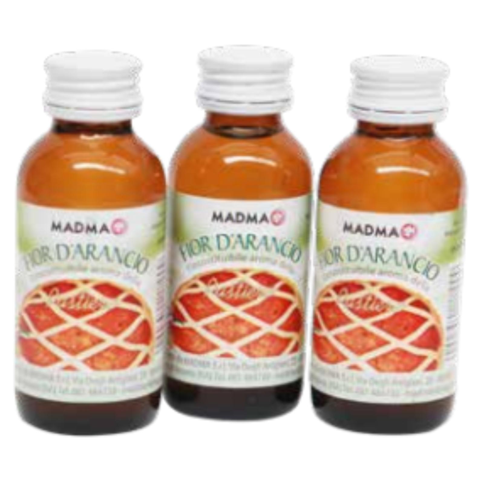 Fialetta Aroma Fiori D'arancio  Madma  Flacone Plastica 75g per Pastiere Impasti