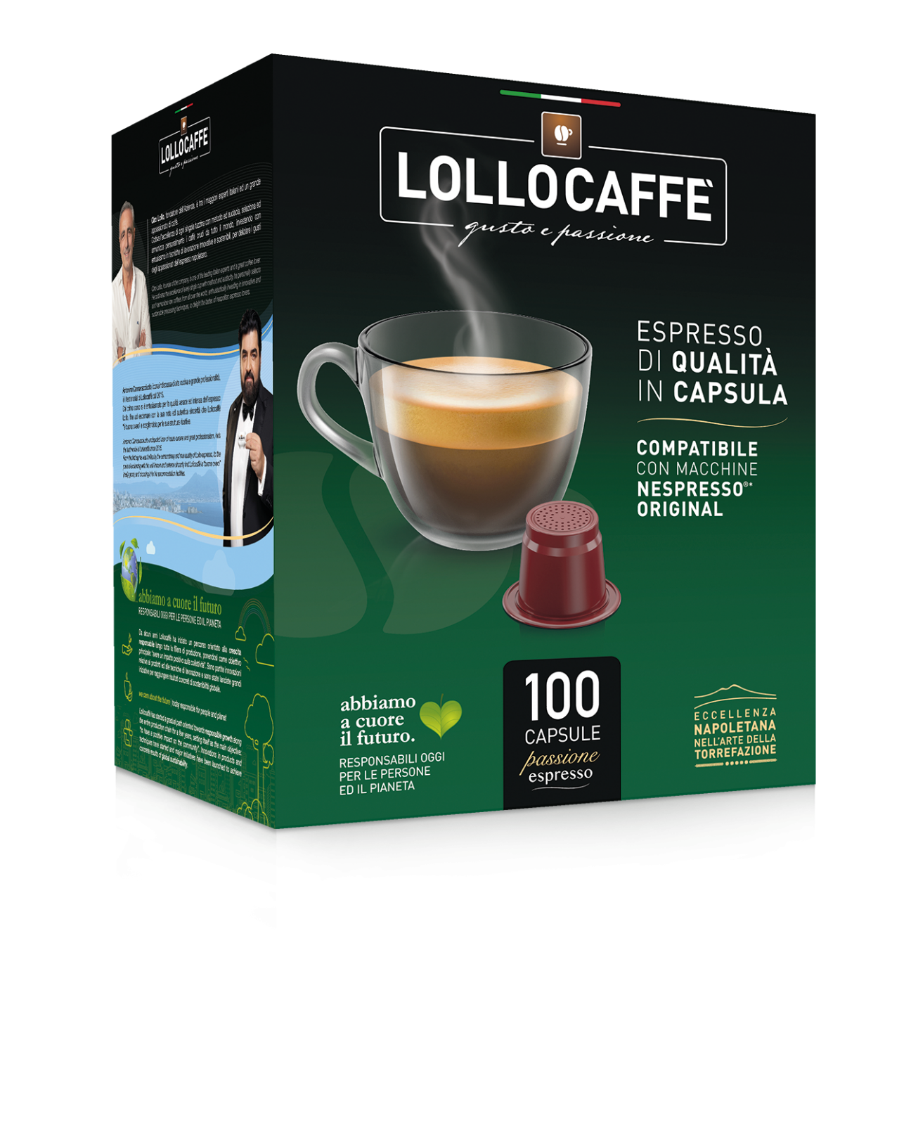 Lollo Compatibili Lavazza Espresso Point Caffè Miscela Oro - conf. 100 Capsule