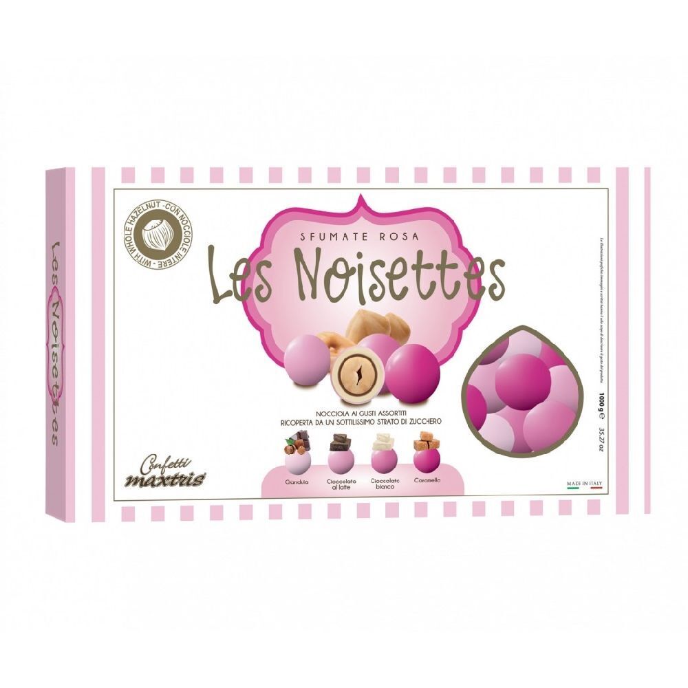 Confetti MAXTRIS LES NOISETTES sfumati rosa con nocciola tostata 0ALI