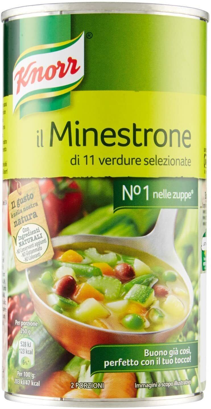 Knorr Minestrone di 11 Verdure Selezionate, 500g