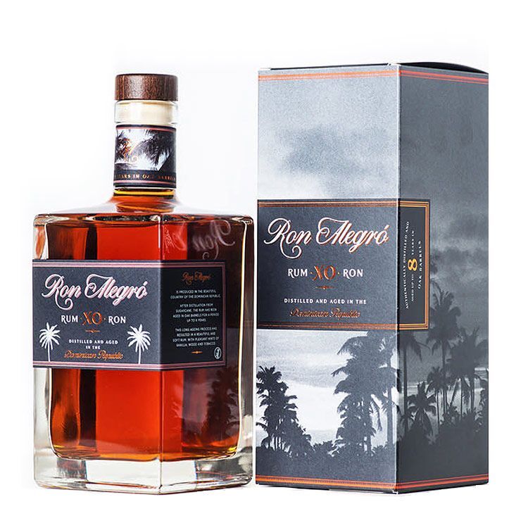 Ron Alegrò - Rum Alegrò XO 8y OAK Barrel 0,70 lt. + Box