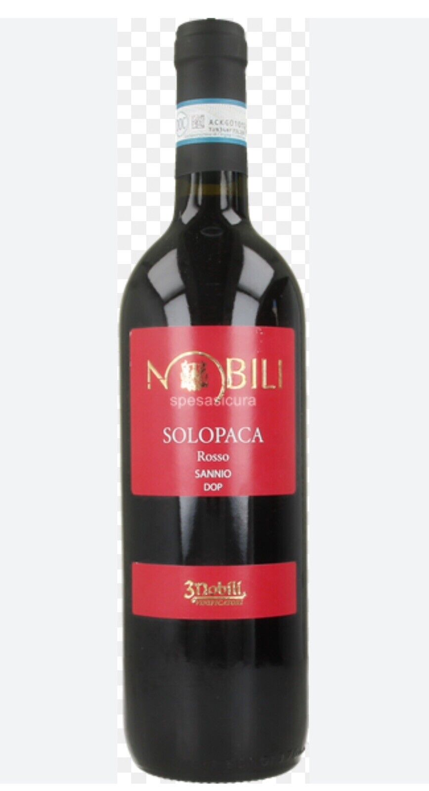 Vino Solopaca Rosso Cl 75 - Vinicola I Nobili