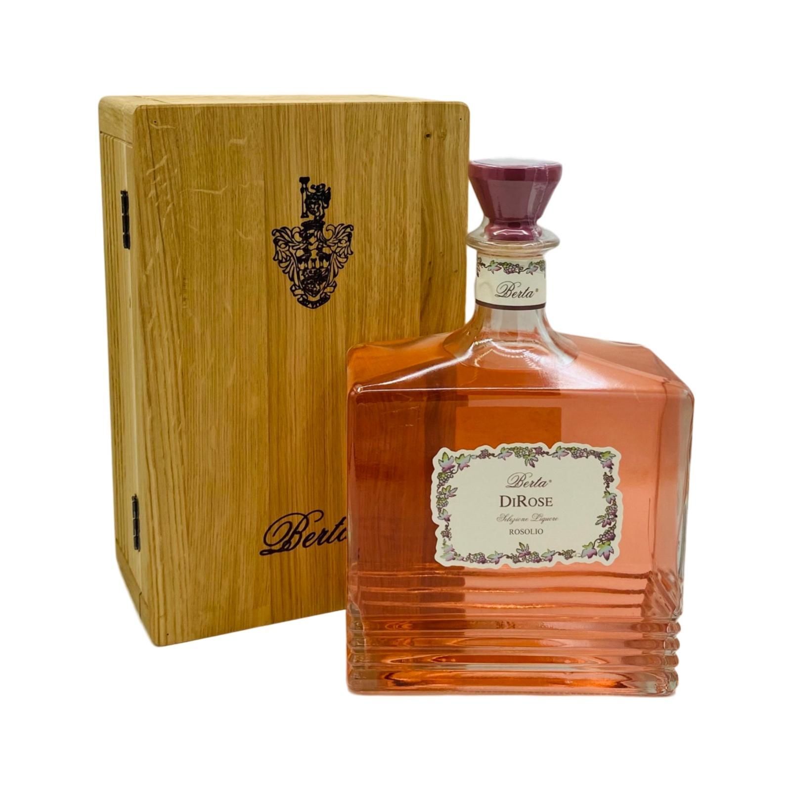 Berta - Rosolio di Rose "DiRose" 1,5 lt. MAGNUM + Box Legno