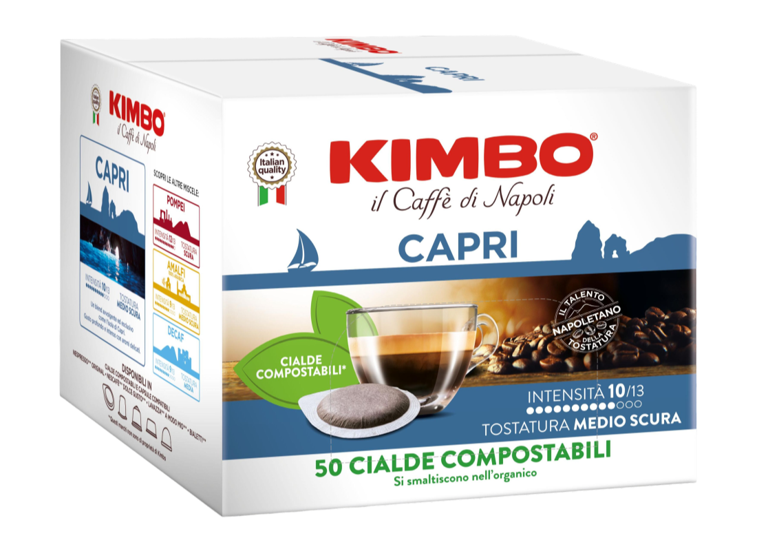 CAFFÈ KIMBO CAPRI - Box 50 CIALDE ESE44 da 7.3g