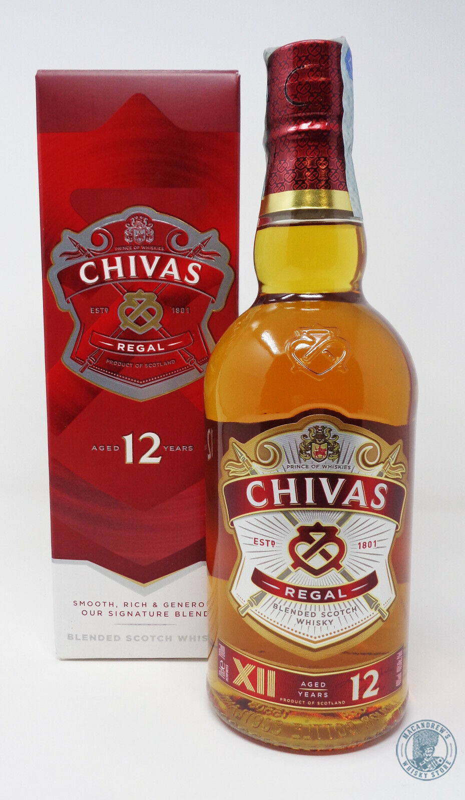 Scotch Whisky CHIVAS REGAL XII con Box
