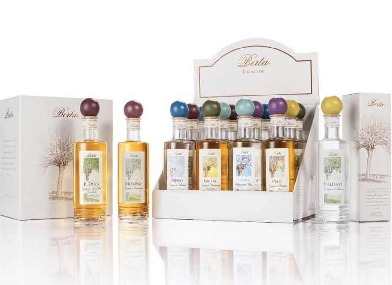 Berta - "Linea Primaneve" Grappa di Barbera "Nibbio" - MINI 0,20 lt.
