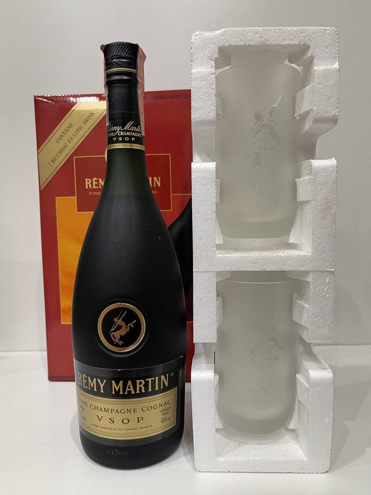 Remy Martin VSOP Fine Champagne Cognac + 2 Bicchieri Long Drink 70cl 40% Vol A/2
